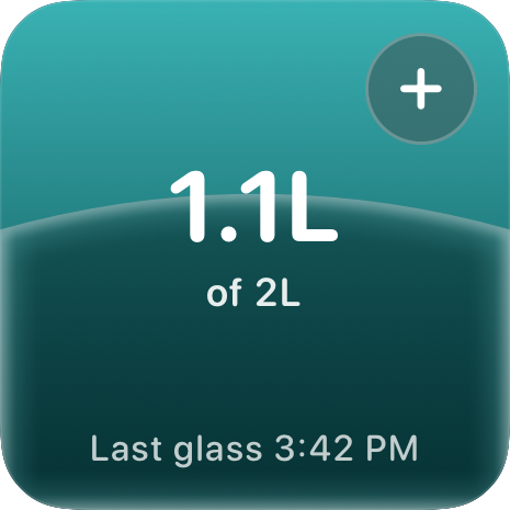 Water widget.
